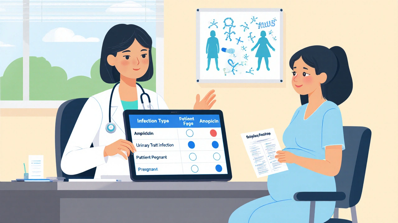 Decision Criteria: When to Reach for Ampicillin