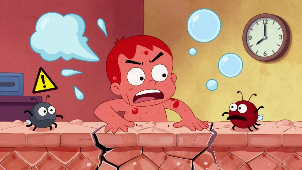 Atopic Dermatitis Flare Triggers and How Emollient Therapy Works