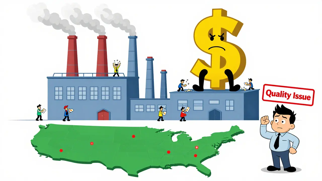 Tiny factory crushed by dollar sign while FDA inspector flags quality issues