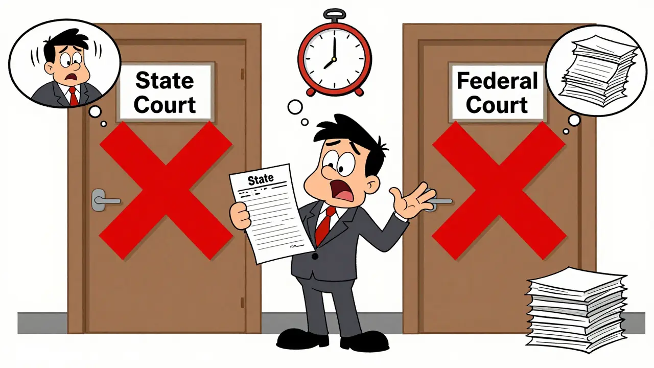 State vs Federal Law: Conflicts in Substitution Rules for Legal Counsel