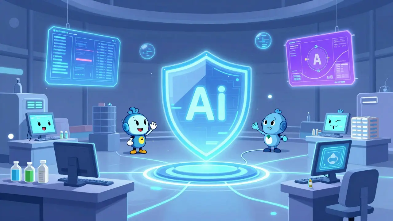 Futuristic security network protects pharmaceutical distribution with AI technology